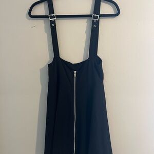 Killstar Black Gothic skater Dress suspenders